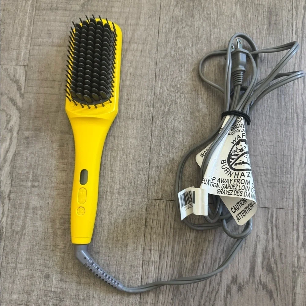 New Drybar Yellow & Gray Hair Straightener